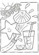 Coloring Summer Pages Kids Printable Print Sheets Beach Preschool Colouring Seasons Travel Toddlers Worksheets Bestcoloringpagesforkids Time Book Books Words Them sketch template