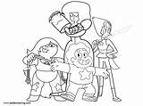 Steven Universe Coloring Pages Characters Printable Kids sketch template