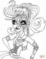 Monster High Coloring Pages Catty Noir Operetta Rock Elfkena Roll Deviantart Baby Drawing Sheets Printable Colorings Printables Abbey Kids Draculaura sketch template
