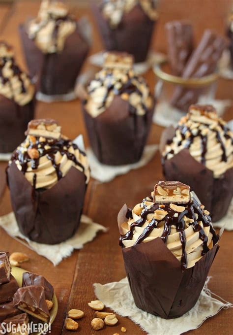 snickers cupcakes in these snickers cupcakes plain