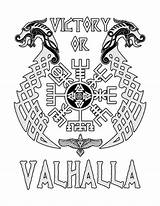 Valhalla Vikings sketch template