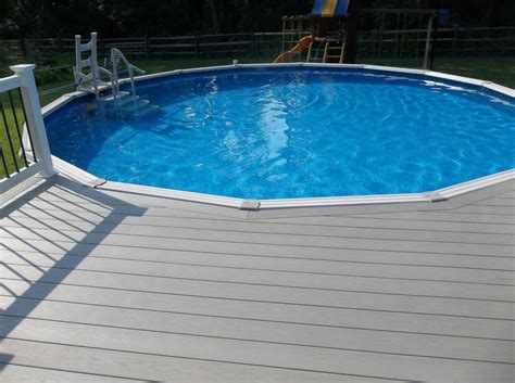 ground pool deck ingenuity   maintenance materials decks