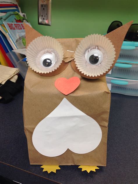 brown paper bag owl fall crafts  toddlers fall crafts toddler crafts