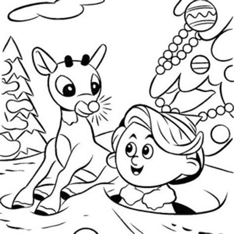 rudolph  clarice coloring pages  getdrawings