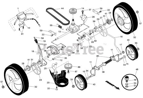 ariens    ariens   propelled walk  mower repair parts  parts