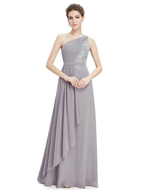elegant gray  shoulder bridesmaid dress dresses maxi bridesmaid dresses  shoulder