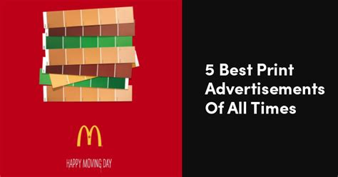 5 best print ads of all times marketing mind