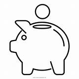 Piggy Bank Coloring Color Pages sketch template