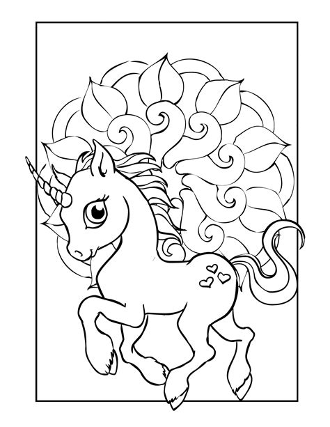 unicorn coloring pages   year olds coloring page blog