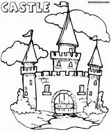 Castle Coloring Pages Colorings Castle1 sketch template