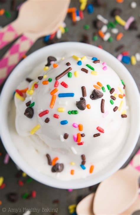 25 Minute Healthy Vanilla Ice Cream Amy S Healthy Baking