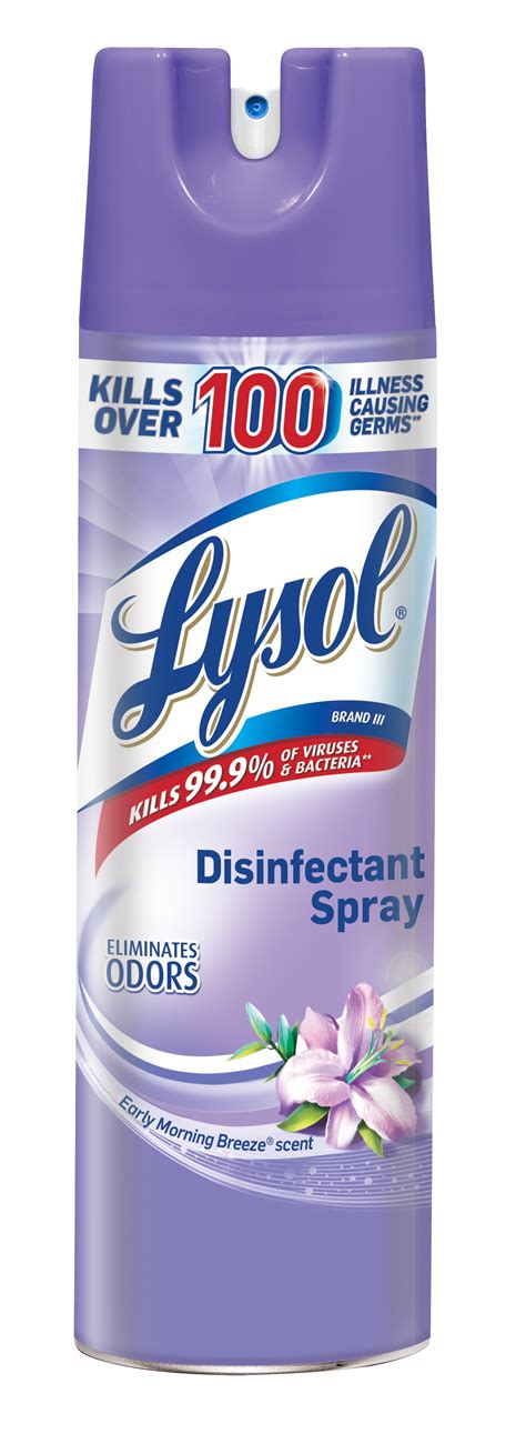 lysol disinfectant spray early morning breeze oz tested  proven  kill covid  virus