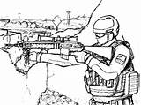 Coloring Sniper Pages Military Army Gun Soldier Color Drawing Print Drawings Spot Snipers Printable Colouring Kids Standing Sheets Getdrawings His sketch template