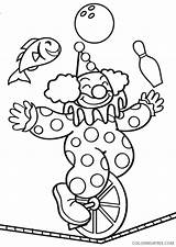 Coloring Pages Circus Coloring4free Clown Printable Kids Lion sketch template
