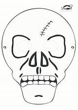 Mask Masks Skeleton Printable Halloween Krokotak Kids Print за Printables маски Choose Board sketch template