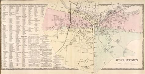 Watertown Ny Watertown Jefferson County Town Map