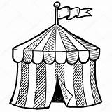 Tent Circo Carpa Dibujar Zirkuszelt Zirkus Lhfgraphics Ausmalbilder Ausmalbild Vectores Clipartmag sketch template