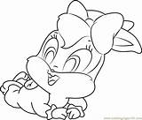 Lola Baby Coloring Cute Tunes Looney Pages Coloringpages101 sketch template