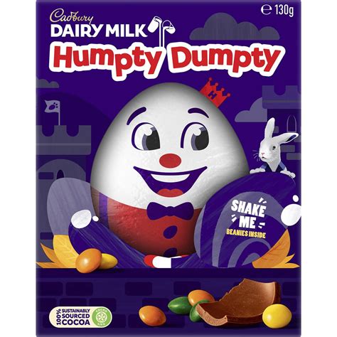 cadbury humpty dumpty chocolate easter egg  woolworths