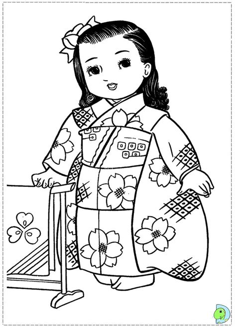 chinese girl coloring pages  getcoloringscom  printable