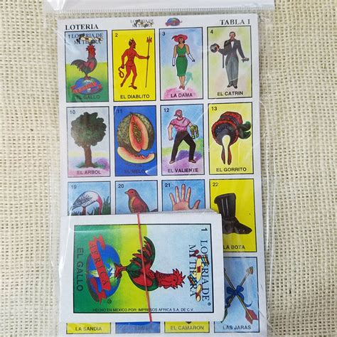 Loteria Mexicana Mexican Bingo 10 Playing Boards 54