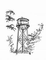 Tower Water Drawing Drawings Illinois Frankfort Hamrin John Getdrawings Paintingvalley Deviantart sketch template