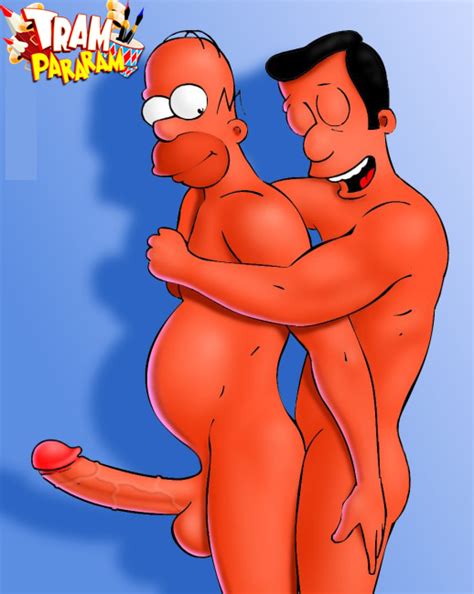 old goat homer simpson and his friend having a cool gay fucking cartoontube xxx