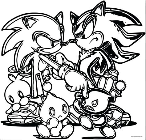 sonic printable pictures