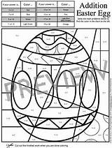 Easter Math Coloring Pages Getcolorings Activities Color Sheets sketch template