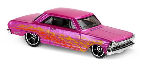 chevy ii  purple hw flames car collector hot wheels