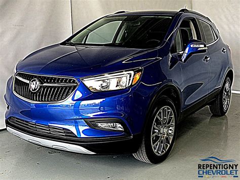 buick encore sport touring awd coastal blue metallic