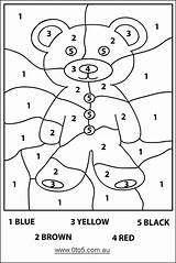 Color Numbers Coloring Pages Number Bear Easy Corduroy Preschool Teddy Colour Au Young Activities Template Kids Kindergarten Children Teddybear Worksheets sketch template