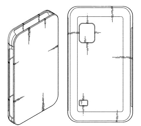 innovative samsung electronics design patent  mobile phone case