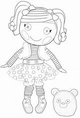 Lalaloopsy Pages Coloring Dolls Kids Colouring Printable Sheets Girls Books Party Hubpages Para Colorear Color Adult Doll Christmas sketch template