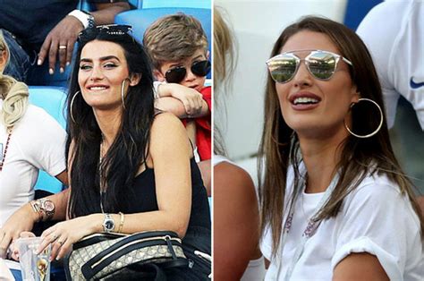 england national football team wags pictured at belgium game daily star