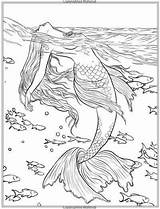 Coloring Mermaids Mythical Sirenas Kleurplaat Sirena Meerjungfrau Selina Cleverpedia Zeemeermin Volwassenen Fenech Malbuch Ausmalen Fairy Paisaje Kolorowanka Erwachsene Sea Mandalas sketch template