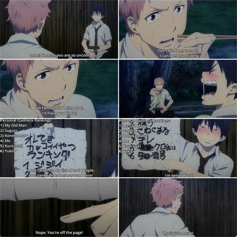 Rin And Shima Blueexorcist S2 Funny Moment Blue Anime