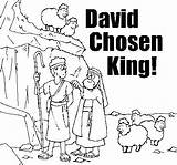 David Coloring King Pages Bible Story Kids Chosen Printable Sheets God Activities Crafts Samuel Heart School Sunday Stories Activity Looks sketch template