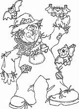 Coloring Scarecrow Pages Scarecrows Color Kids Print Children Halloween Icolor Batman Colouring Printable Printables Addition Adult These Pumpkin Try Some sketch template