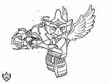 Chima Coloring Lego Pages Coloring4free Eagle Eris Popular Coloringhome sketch template