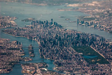 incredible aerial photo   york city pics