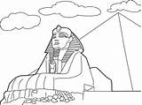 Sphinx Coloring Egypt Pyramids Egyptian Flag Pages Drawing Pyramid Para Egipto Giza Sketch Great Colouring Colorear Antiguo Esfinge El Getdrawings sketch template