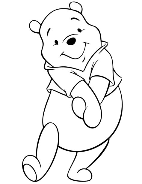 poohbaer colouring pages