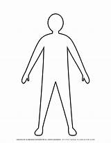 Man Outline Standing Body Silhouette Arms Legs Templates Planerium Open Login sketch template