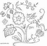 Embroidery Patterns Crewel Jacobean Hand Stitches 1975 Drawing Designs Pattern Floral Flickr Redwork Library Beginners Horse Pdf Near Easy Copied sketch template