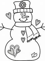 Snowmen Coloring Pages Night Printable Color Getcolorings Print sketch template