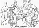 Coloring War Civil Pages Soldier American Revolutionary Union Revolution Cannon Confederate Pdf Drawing Printable Print Clipart Color Liberal British Don sketch template