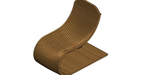 Cnc Laser Cut Parametric Chair Design Free Dxf File Free Download Dxf
