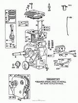 Briggs Stratton Tiller sketch template