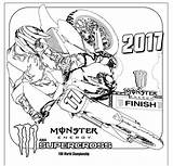 Supercross Monster Energy Coloring Ama Finals Vegas Las Attending Interested Arenacross Also May sketch template